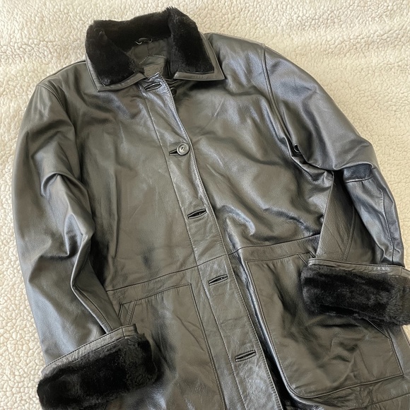 Laura Leigh, Ltd. Jackets & Blazers - Laura Leigh, Ltd. Black Leather Jacket Size Medium
